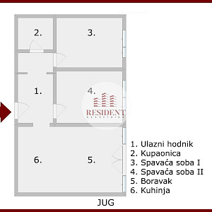 ŠPANSKO Comfortable 3-room apartment 63 m2, 3rd floor, elevator, NO COMMISSION