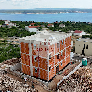 MASLENICA Ekskluzivan 3soban apartman 75 m2 + parking, pogled na more, novogradnja, BEZ PROVIZIJE