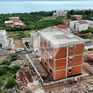 MASLENICA Ekskluzivan 3soban apartman 75 m2 + parking, pogled na more, novogradnja, BEZ PROVIZIJE