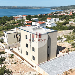 MASLENICA Ekskluzivan 3soban apartman 75 m2 + parking, pogled na more, novogradnja, BEZ PROVIZIJE