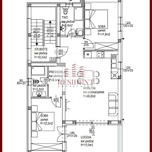 MASLENICA Ekskluzivan 3soban apartman 75 m2 + parking, pogled na more, novogradnja, BEZ PROVIZIJE