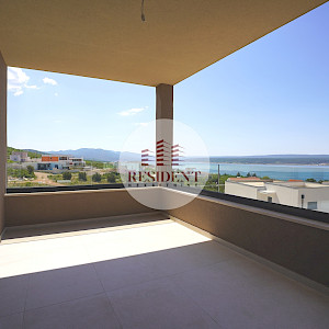 MASLENICA Ekskluzivan 3soban apartman 75 m2 + parking, predivan pogled na more, novogradnja, BEZ PROVIZIJE