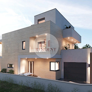 ŠIBENIK, Rogoznica – Luksuzna vila u izradnji, pogled na more