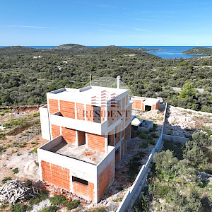 ŠIBENIK, Rogoznica – Luksuzna vila u izradnji, pogled na more