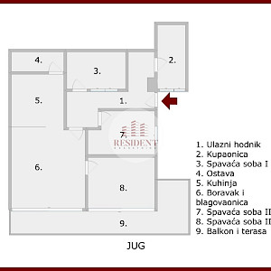 NAJAM - VRAPČE Prostran 4soban stan 135 m2, 1. kat, balkon, parking