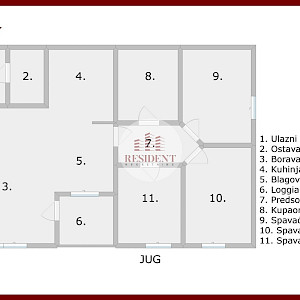 ŠPANSKO Komforan 4soban stan 80 m2, 3. kat, top lokacija, loggia, garaža, spremište